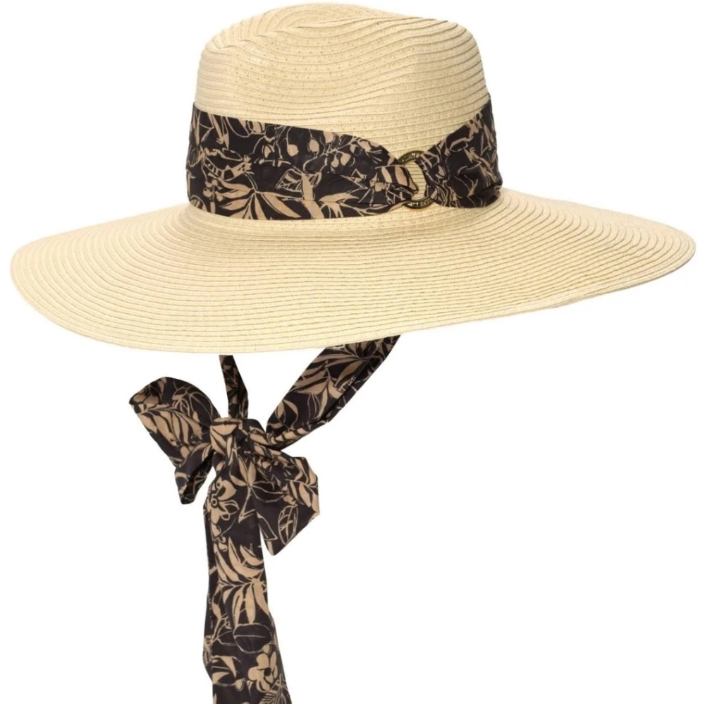 Ralph lauren Fedora Sun Hat with Fabric Tie